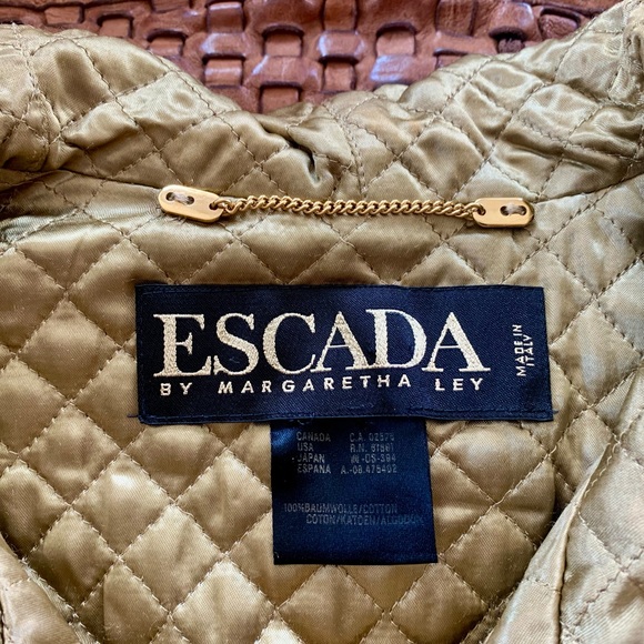 ESCADA Paisley Printed Parka - Picture 5 of 8